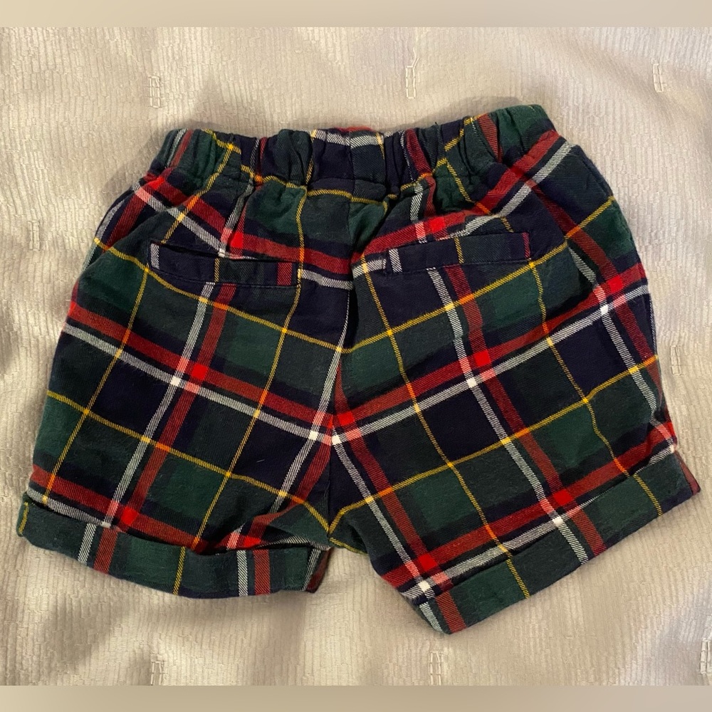 MAYORAL Toddler Boy Plaid Shorts for cold days - Picture 3 of 6